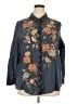 Sundance 100% Cotton Blue Long Sleeve Blouse Size XXL - photo 1