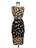 Phase Eight Graphic Brown Cocktail Dress Size 6 - photo 1