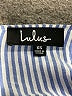 Lulus 100% Rayon Stripes Blue Casual Dress Size XS - photo 7