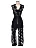 Alice McCall Graphic Black Jumpsuit Size 4 - photo 2