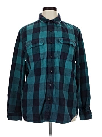 American Eagle Outfitters Long Sleeve Button-Down Shirt (view 1)