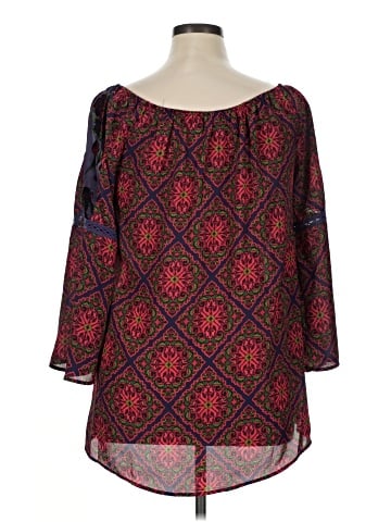 Figueroa & Flower 3/4 Sleeve Blouse (view 2)
