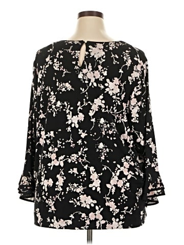 Karl Lagerfeld Paris Long Sleeve Blouse (view 2)