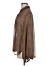 AaKaa 100% Polyester Animal Print Brown Long Sleeve Blouse Size M - photo 5