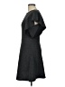 Soprano Solid Gray Casual Dress Size L - photo 5