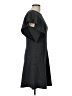 Soprano Solid Gray Casual Dress Size L - photo 4