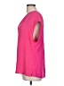 DR2 100% Polyester Pink Short Sleeve Blouse Size L - photo 5