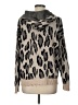 Fate Animal Print Silver Pullover Sweater Size L - photo 2