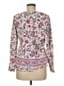 Appleseeds Floral Pink Long Sleeve Blouse Size M - photo 2