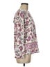 Appleseeds Floral Pink Long Sleeve Blouse Size M - photo 4