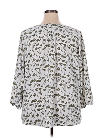 Monday Fun 3/4 Sleeve Blouse (view 2)