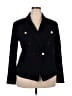 A New Day 100% Polyester Black Blazer Size 18 - photo 1