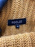 Roolee Color Block Orange Turtleneck Sweater Size M - photo 7