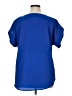 Mileage 100% Polyester Blue Short Sleeve Blouse Size 1X - photo 2