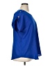 Mileage 100% Polyester Blue Short Sleeve Blouse Size 1X - photo 4