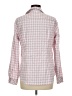 Eddie Bauer Checkered-gingham Pink Long Sleeve Blouse Size M - photo 2