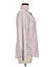 Eddie Bauer Checkered-gingham Pink Long Sleeve Blouse Size M - photo 4