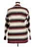 Classic Elements Stripes Burgundy Pullover Sweater Size 2X - photo 2