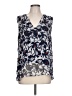 Halogen 100% Polyester Blue Sleeveless Blouse Size L - photo 1
