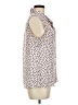 Karl Lagerfeld Paris 100% Polyester Polka Dots Ivory Sleeveless Blouse Size M - photo 4
