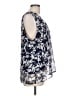 Halogen 100% Polyester Blue Sleeveless Blouse Size L - photo 4