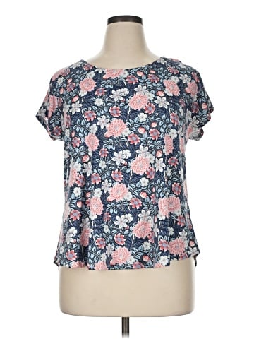 Bobeau Short Sleeve Blouse (view 1)