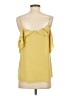 Naked Zebra 100% Polyester Yellow Sleeveless Blouse Size S - photo 2