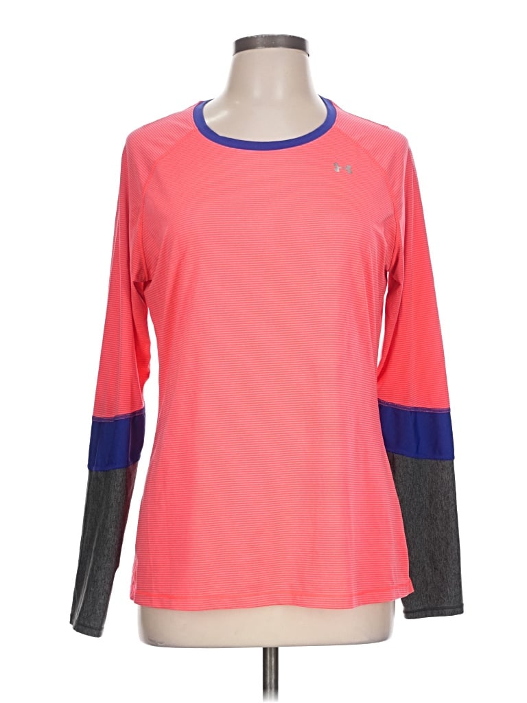 Pre-owned Under Armour Long Sleeve T-shirt In Pink