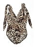 Miraclesuit Animal Print Brown One Piece Swimsuit Size 8 - photo 1