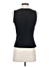 Requirements 100% Cotton Black Sleeveless Blouse Size S - photo 2