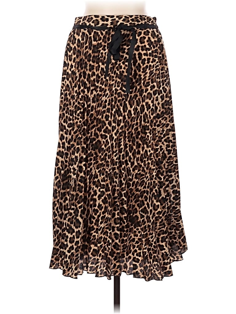 Pre-owned Zara Basic Casual Skirt In Brown