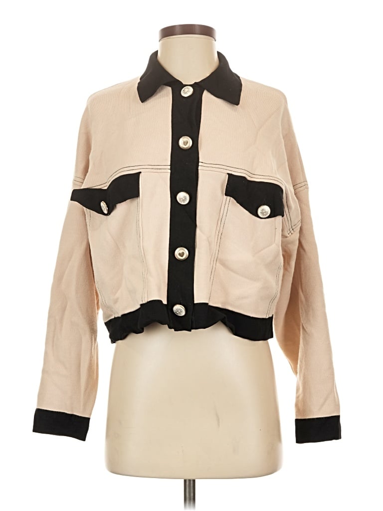 Pre-owned Sandro Jacket In Tan