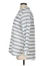 Old Navy 100% Cotton Stripes Silver Long Sleeve Blouse Size XL - photo 5