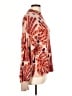 Fate Paisley Orange Pullover Sweater Size L - photo 4