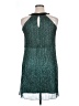 En Focus Studio 100% Polyester Metallic Teal Cocktail Dress Size 14 - photo 2