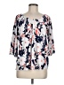 SJS White 3/4 Sleeve Blouse Size M - photo 1