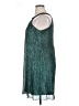 En Focus Studio 100% Polyester Metallic Teal Cocktail Dress Size 14 - photo 5