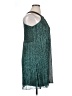 En Focus Studio 100% Polyester Metallic Teal Cocktail Dress Size 14 - photo 4