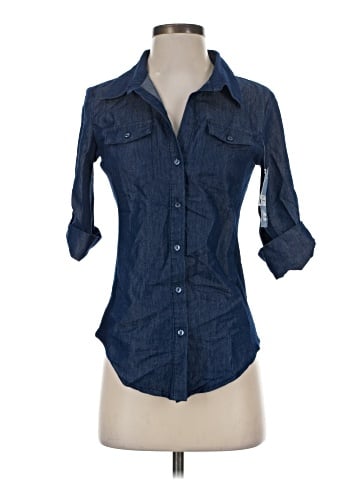cavalini 3/4 Sleeve Button-Down Shirt (view 1)