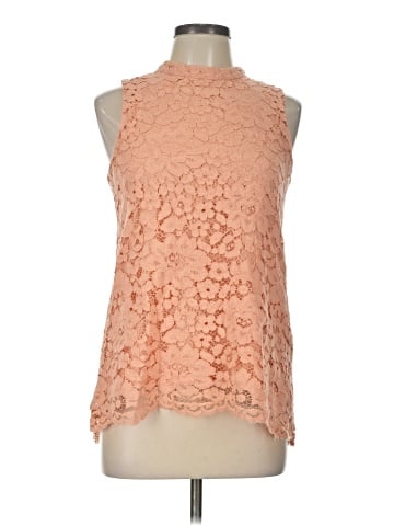 Rose + Olive Sleeveless Blouse (view 1)
