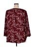Fun2Fun 100% Polyester Burgundy 3/4 Sleeve Blouse Size 2X - photo 2