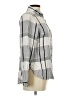 Universal Thread 100% Rayon Plaid Gray Long Sleeve Button-Down Shirt Size L - photo 4