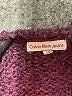 CALVIN KLEIN JEANS Tweed Burgundy Pullover Sweater Size S - photo 7