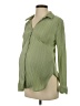H&M Mama 100% Polyester Green Long Sleeve Blouse Size XS - photo 1