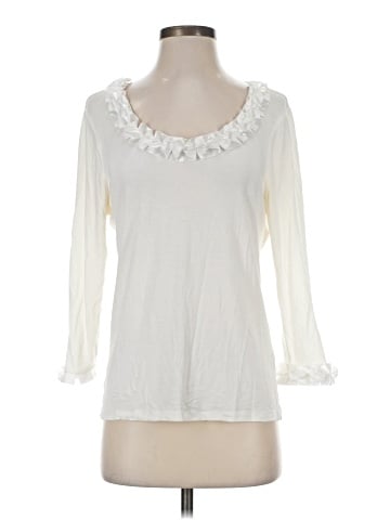 L-RL Lauren Active Ralph Lauren 3/4 Sleeve Top (view 1)