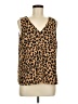 Nine West 100% Polyester Brown Sleeveless Blouse Size M - photo 1