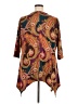 North Style Paisley Burgundy Long Sleeve Top Size 1X - photo 2
