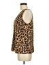 Nine West 100% Polyester Brown Sleeveless Blouse Size M - photo 5