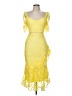 Lulus 100% Polyester Yellow Cocktail Dress Size M - photo 1