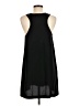 Leith 100% Polyester Solid Black Casual Dress Size M - photo 2